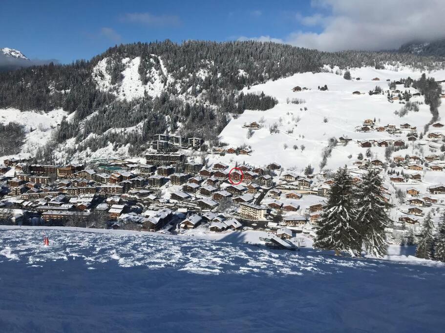 Appartement Cosy Avec Terrasse Sud - Proche Village La Clusaz Exteriör bild
